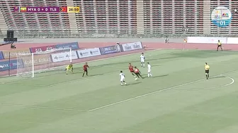 Myanmar's Khun shoots wide from close range vs Timor Leste! | Football | SEA Games Cambodia 2023