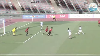 Myanmar's Khun shoots wide from close range vs Timor Leste! | Football | SEA Games Cambodia 2023