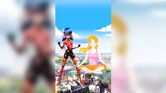 Miraculous MLB Characters In Yoga Mode #shorts#miraculous#edit#youtubeshorts#viral#tiktok#edits