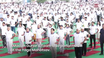 More than 15,000 people joined Yoga Mahotsav in Jaipur, commemorating 50 days to IYD 2023