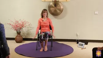 Raindrops Keep Falling on My Head - Chair Yoga Dance with Sherry Zak Morris, C-IAYT - with Lyrics