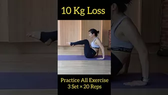 10 Kg Loss Exercise #shorts #weightloss #bellyfatloss #bellyfat #10kgloss #weight_loss_exercise