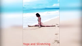 Yoga AND Stretching: "Shining and resilient // female bodies as works of art."