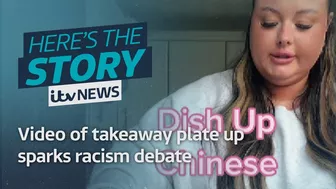 How a TikTok of a woman dishing up her takeaway sparked a racism debate | ITV News