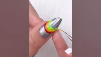 Rainbow Nails Art Design ???? Easy Nails Ideas Compilation 2023 | Olad Beauty #Shorts