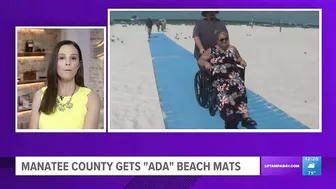 Manatee County gets accessible beach mats