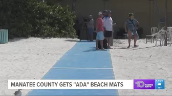 Manatee County gets accessible beach mats