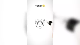 How to Draw Asta | BlackClover in 10sec, 10mins, 10hrs ???? #shorts #anime #drawing