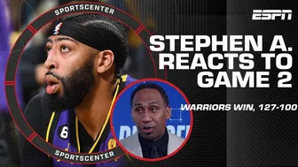 Stephen A.: Anthony Davis didn’t look like he had his legs in Game 2 | SportsCenter