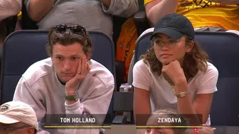 Tom Holland & Zendaya in attendance for Lakers-Warriors Game 2 ????????