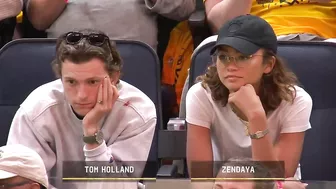 Tom Holland & Zendaya in attendance for Lakers-Warriors Game 2 ????????