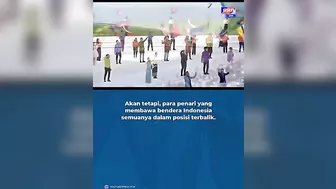 Momen Bendera Indonesia Terbalik Menjelang Pembukan SEA Games