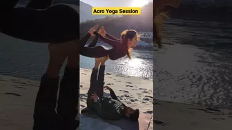 Acro Yoga Session | Yoga Teacher Training in Rishikesh #ekamyogashala #rishikeshyoga #yogateacher