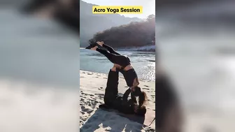 Acro Yoga Session | Yoga Teacher Training in Rishikesh #ekamyogashala #rishikeshyoga #yogateacher