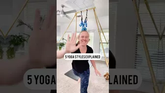 5 Yoga Styles Explained #aerialyoga #aerialfitness #yogapose