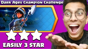 easiest way to 3 star dark ages champion challenge (Clash of Clans)