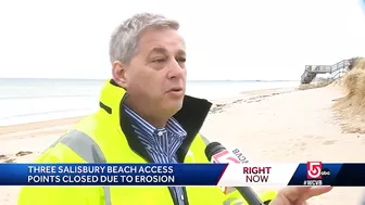 3 staircases at Salisbury Beach still closed after winter erosion