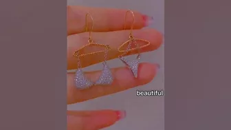 Product Link in Comments ▶️ Sun Kissed Bikini Shape Earrings