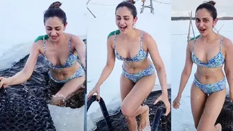 Rakul Preet Singh Goes In Ice Water Wearing Only Bikini Video Goes Viral