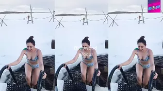 Rakul Preet Singh Goes In Ice Water Wearing Only Bikini Video Goes Viral