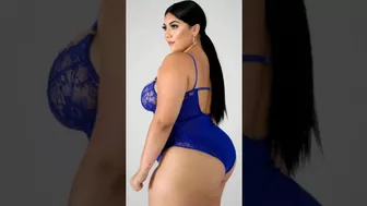 Blue ???? ???? summer dress fashion glamour model beauty #sareefashion #plussize