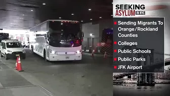 More asylum seekers stream into NYC aboard buses