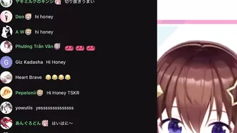 Sora Copying Suisei's "Hi Honey~" Twice In One Stream Makes Chat Ascend【Hololive】