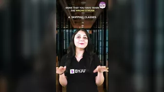 Signs that you have taken the wrong stream #byjus #ytshorts