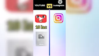 YouTube ❤️VS Instagram????????❓||#shorts #viral #youtubeshorts @pandeyfacts @BrainXMania @BrainzFacts