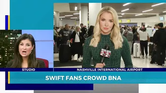 Busy travel day as Taylor Swift fans leave Nashville