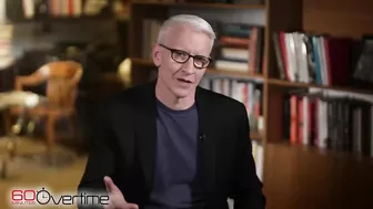 Anderson Cooper interviews one of his journalism role models