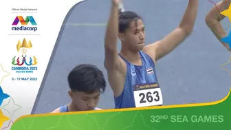 Thailand's Soraoat Dapbang beats Vietnam's Nghia Ngan to Men's 200m GOLD | Athletics SEA Games 2023