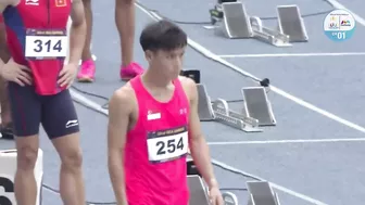 Thailand's Soraoat Dapbang beats Vietnam's Nghia Ngan to Men's 200m GOLD | Athletics SEA Games 2023