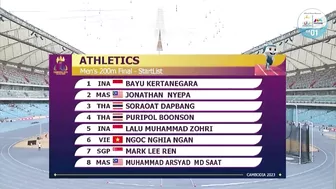 Thailand's Soraoat Dapbang beats Vietnam's Nghia Ngan to Men's 200m GOLD | Athletics SEA Games 2023