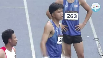 Thailand's Soraoat Dapbang beats Vietnam's Nghia Ngan to Men's 200m GOLD | Athletics SEA Games 2023