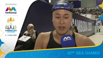 Singapore's Quah Ting Wen panicked a little after bad 100m freestyle start | Swimming SEA Games 2023