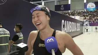 Singapore's Quah Ting Wen panicked a little after bad 100m freestyle start | Swimming SEA Games 2023