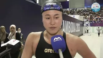 Singapore's Quah Ting Wen panicked a little after bad 100m freestyle start | Swimming SEA Games 2023