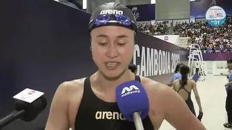 Singapore's Quah Ting Wen panicked a little after bad 100m freestyle start | Swimming SEA Games 2023