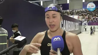 Singapore's Quah Ting Wen panicked a little after bad 100m freestyle start | Swimming SEA Games 2023