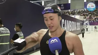 Singapore's Quah Ting Wen panicked a little after bad 100m freestyle start | Swimming SEA Games 2023