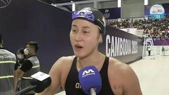 Singapore's Quah Ting Wen panicked a little after bad 100m freestyle start | Swimming SEA Games 2023