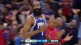 James Harden hits game winner then Marcus Smart hits winner but after buzzer ???? Game 4