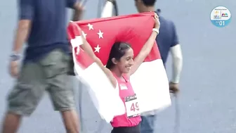 THAT moment Singapore's Shanti Pereira blows away the rest to defend her 200m title | SEA Games 2023