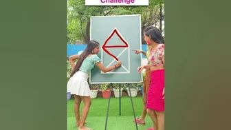 Draw This Shape in One Line | Fun Games Challenge | DIY Queen #shorts