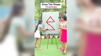 Draw This Shape in One Line | Fun Games Challenge | DIY Queen #shorts