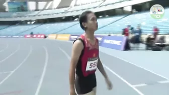 Singapore's Shanti Pereira qualifies for 200m final with time of 24.02s | Athletics SEA Games 2023