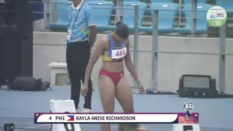 Singapore's Shanti Pereira qualifies for 200m final with time of 24.02s | Athletics SEA Games 2023