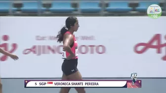 Singapore's Shanti Pereira qualifies for 200m final with time of 24.02s | Athletics SEA Games 2023