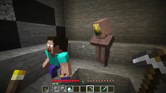 MINECRAFT MEME MUTAHAR Laugh MEME Compilation #65 VILLAGER vs HEROBRINE TWERK